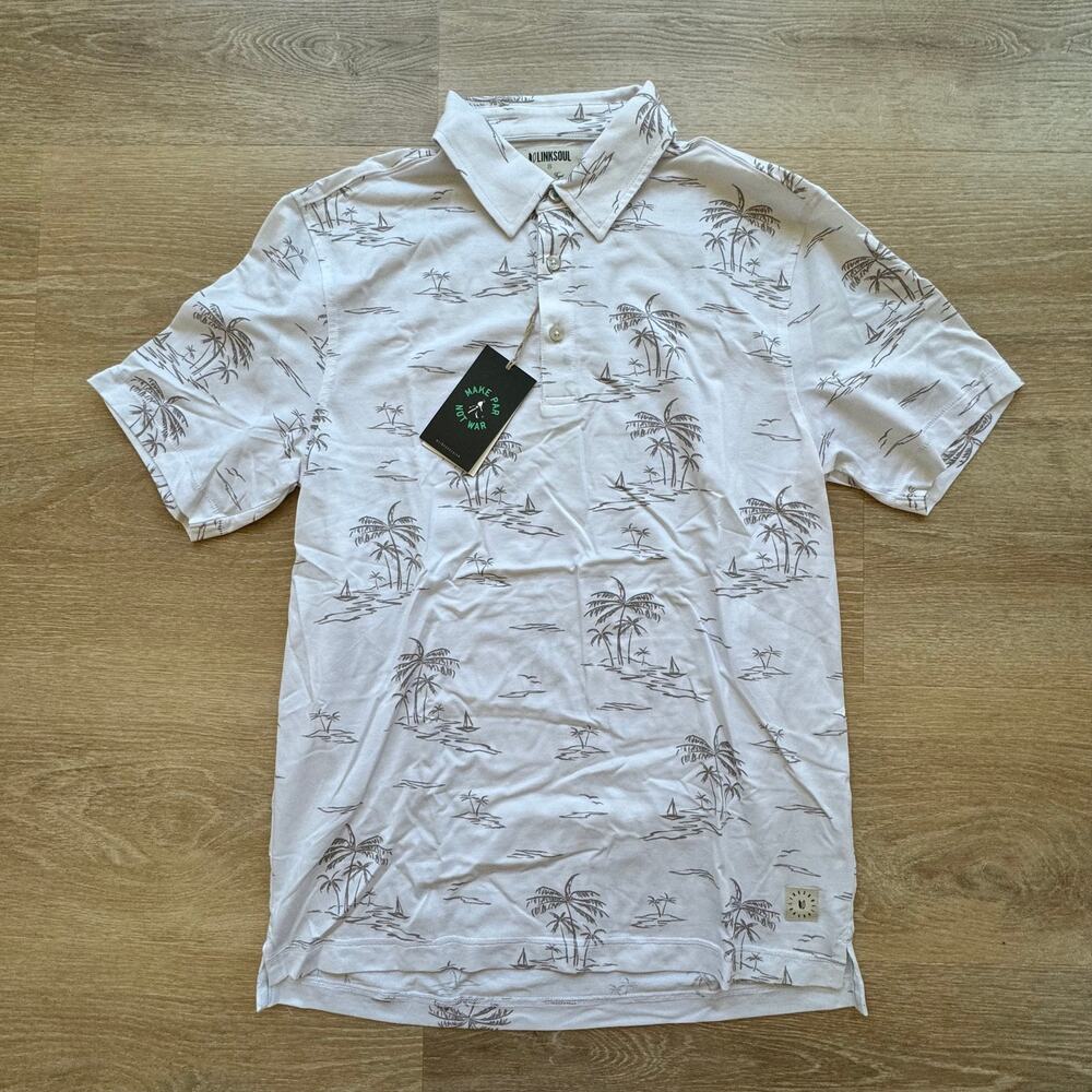 Linksoul Men's Printed Astoria Polo - Size S